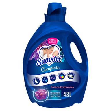 Amazon: Suavitel Suavizante de Ropa Complete Fresca Primavera 4.8 L | Planea y Ahorra - Amazon