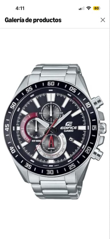 Amazon: Casio EDIFICE Rojo - Amazon