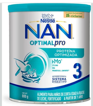 Amazon: $163 ||| 3x2 ||| Nestlé Baby Me Fórmula Infantil 3 Optipro, 800G - Amazon