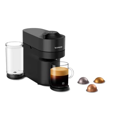 Amazon: Nespresso Cafetera Vertuo Pop Negra con 12 Cápsulas - Amazon