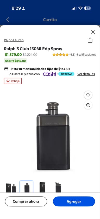 Walmart: Ralph'S Club 150MI Edp Spray - Walmart