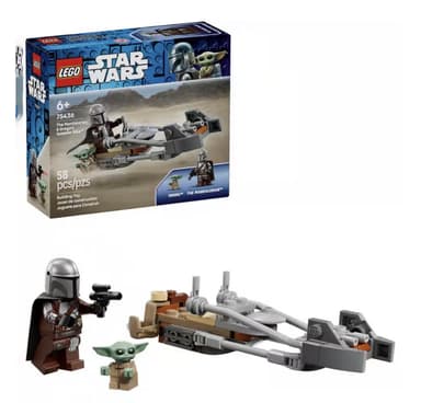 Suburbia: LEGO Star Wars Moto Speeder del Mandaloriano y Grogu 75436 - Suburbia