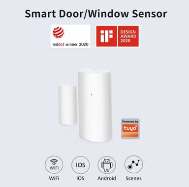 AliExpress: Sensor de detección inteligente para puertas y ventanas WiFi Tuya 2pz | Sección Monedas - AliExpress