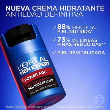 AMAZON: L'Oréal Paris Men Expert Stop Arrugas Crema Antiedad Hidratante 50 ml (Planea y Ahorra) - Amazon