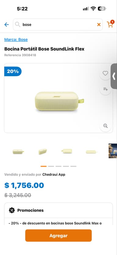 CHEDRAUI: Bose flex 2 - Chedraui