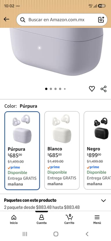 Amazon: Soundcore by Anker C50i Audífonos de Oído Abierto - Amazon
