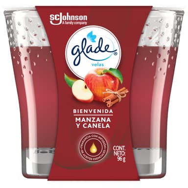 AMAZON: Glade Vela Aromatizante Continuo, Aroma Manzana Canela, 96 g (Planea y Ahorra) - Amazon