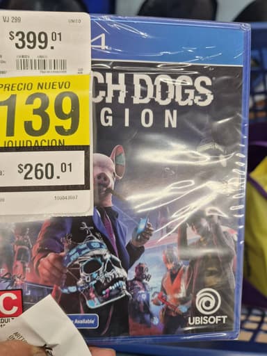 Walmart: Watch Dogs Legion PS4 en 15 pesitos - Walmart