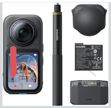 Amazon: Insta360 X6 Essentials Bundle Negro Cámara de acción - con bonificacion Banorte - Amazon