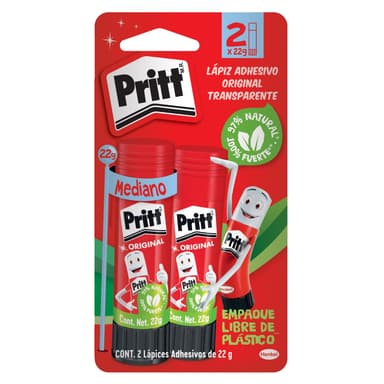 Amazon: 2x22g Pritt Lápiz adhesivo + promo 4x3! - Amazon