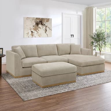 Costco: Henredon Caley Seccional de 4 Piezas con Otomano - Costco