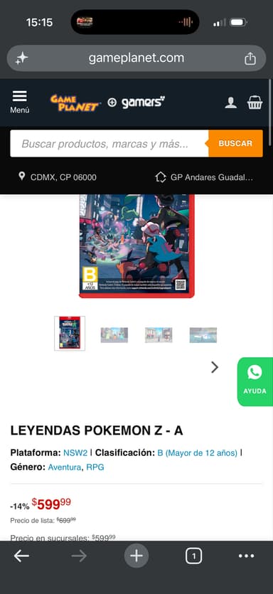 Game Planet: Pokemon Legends Z A Nintendo Switch 2 - Game Planet