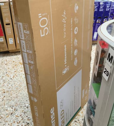 Bodega Aurrera Puebla: Pantalla TV HISENSE 50 QLED | Nivel nacional - Bodega Aurrera