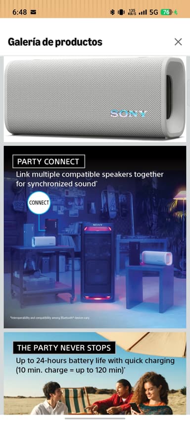 Amazon Bocina Sony ULT 3 Reacondicionado - Excelente - Amazon