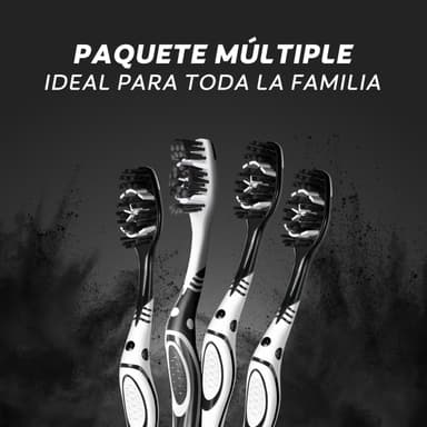 AMAZON: Colgate Cepillo de Dientes Max White Charcoal Limpieza Profunda 4 Piezas (Planea y Ahorra + 3x2) precio C/U - Amazon