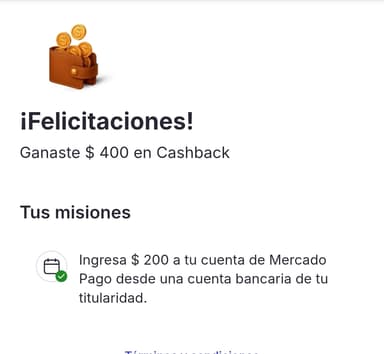 Mercado Pago te regala $400 ingresando $200 (usuarios seleccionados) - Mercado Pago