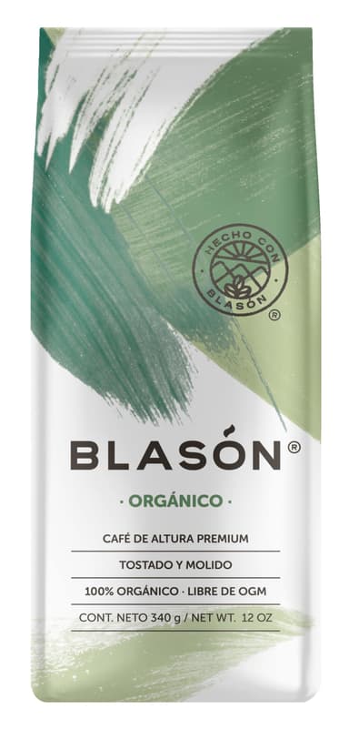 Amazon: Café Molido Orgánico Blasón (340 g) a $88 c/u combinando 3x2 y Planea y Ahorra - Amazon