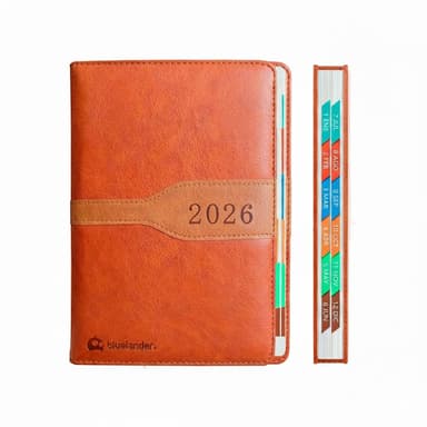 Amazon: Agenda 2026, Planificador Diario, Semanal y Mensual, Tamaño A5 (22 * 14,8 cm) Pasta Gruesa, Papel de Calidad - Amazon