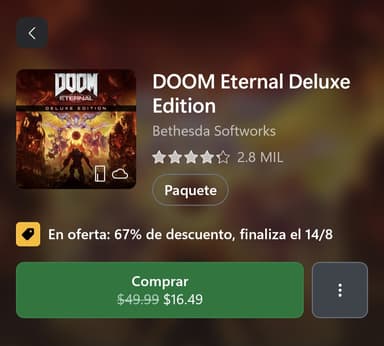 Xbox Store MX: DOOM Eternal Deluxe Edition - Xbox