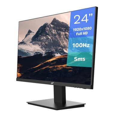 Amazon: HYUNDAI Monitor HyView 24" Full HD 1920x1080, Panel IPS, 100Hz, 5ms GTG, Diseño Moderno, para Oficina, Gaming - Amazon