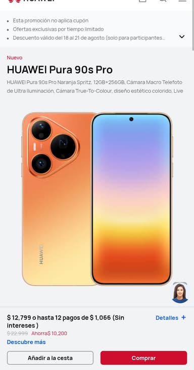 Tienda en línea Huawei. Celular Huawei Pura 90s pro de 256gb - Huawei