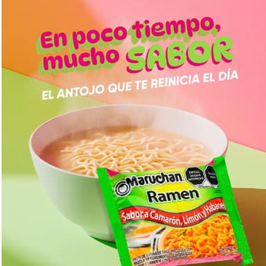 AMAZON: Maruchan Ramen Camarón y Habanero 85 g| Comprando 10 piezas, Precio c/u (Disponible Pollo y Camarón picante, se puede combinar) - Amazon