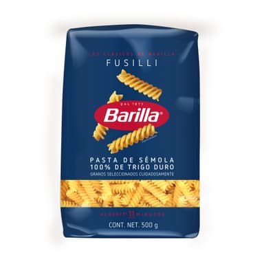 Amazon: Barilla Pasta Fusilli 500 g 3 x 2 +P&A $15 comprando 3 - Amazon