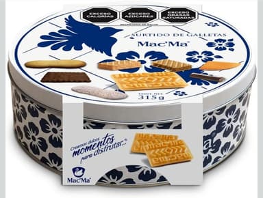 Amazon: Galletas Ringa Linga ||| Mac´Ma Lata Golondrinas 315 g - Amazon
