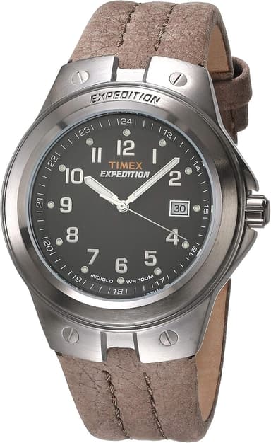 Amazon: Reloj Timex Expedition metal field, correa de cuero, T47012 - Amazon