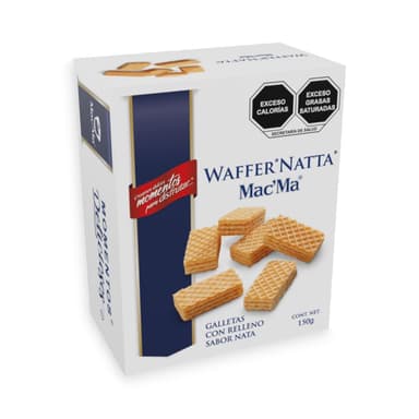AMAZON: Mac´Ma Galletas Waffer Natta 150 g (3x2, precio C/U) - Amazon