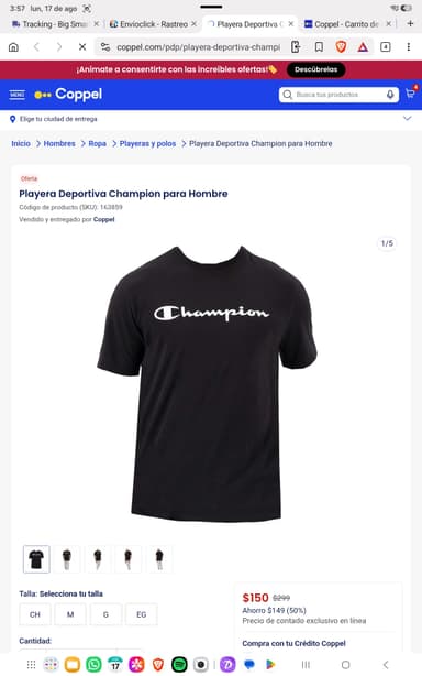 Recopilación de playeras en oferta Coppel - Coppel